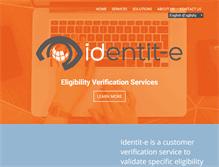 Tablet Screenshot of identit-e.com